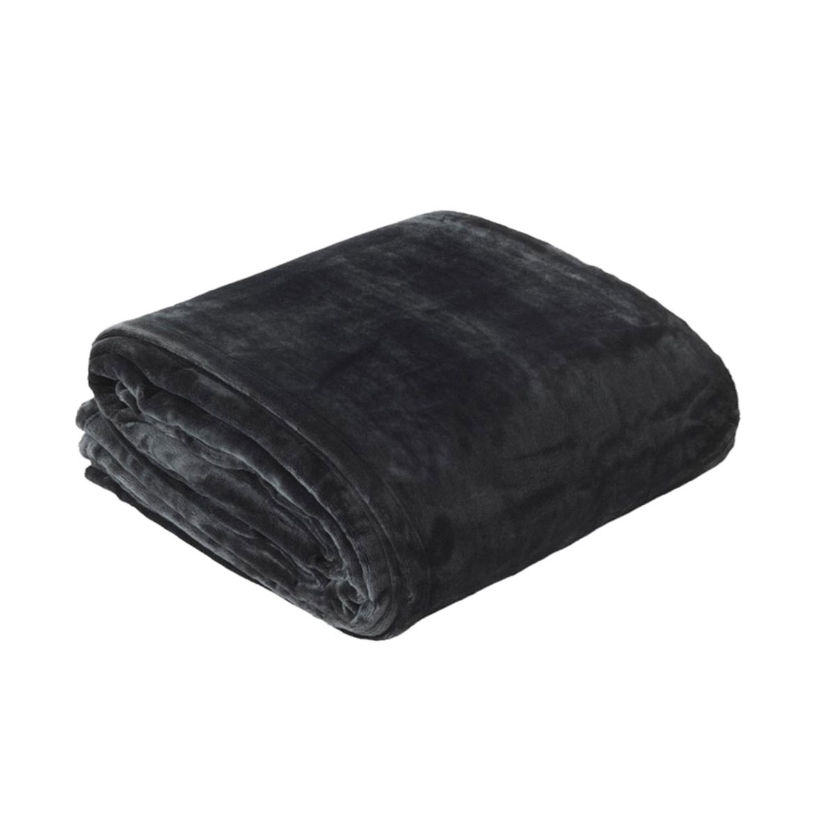 In 2 Linen 350GSM Plush Ultra Soft Velvet Touch Blanket Charcoal King/Super King In 2 Linen 350GSM Plush Ultra Soft Velvet Touch Blanket Charcoal King/Super King