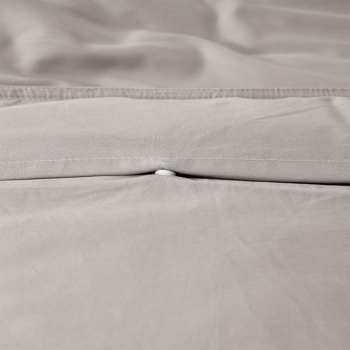 Accessorize Stone 400TC Stone Bamboo Cotton Double Stitched Quilt Cover Set King