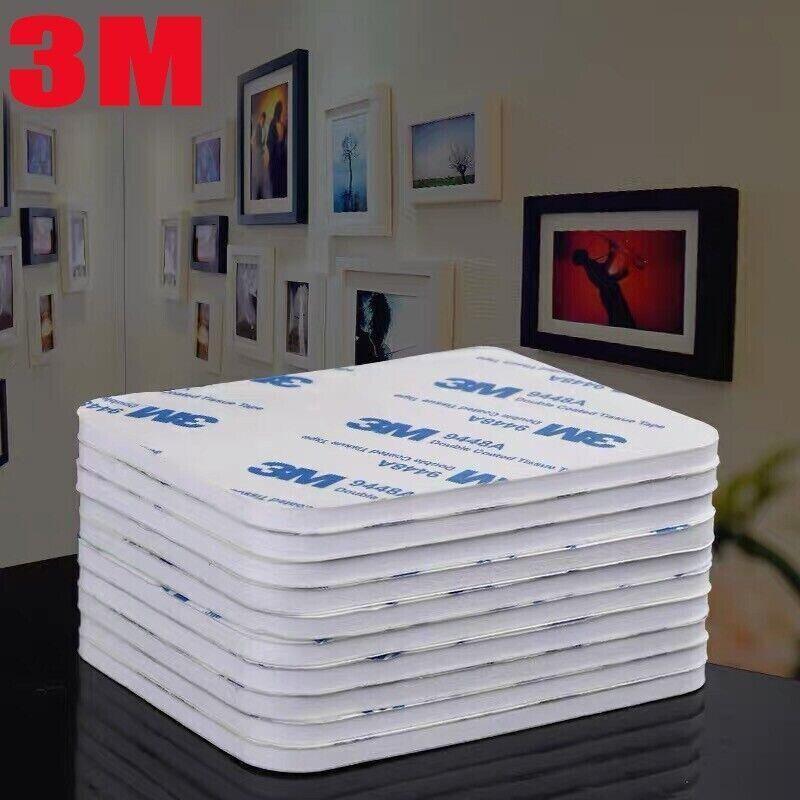 Round 30 x 3mm 3M Double Sided Foam Sticker Tape Side Wall Car Self Adhesive Pads - 12pcs