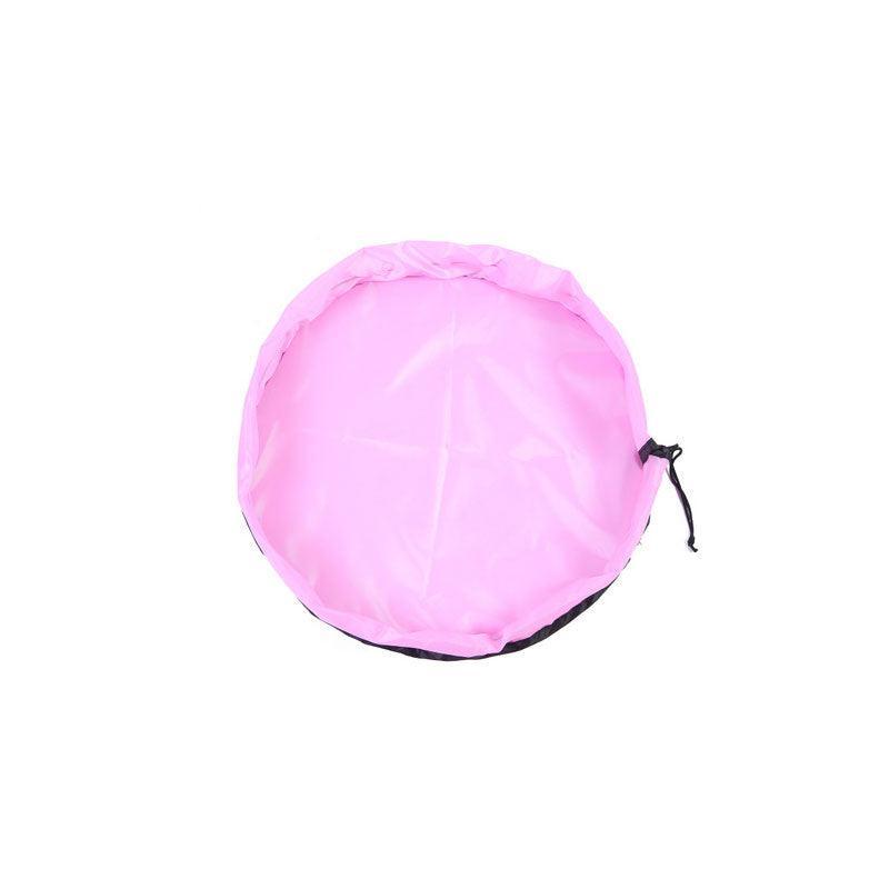 150cm Play Mat Bag Portable Toy Storage Organizer with Drawstring Closure - Purple