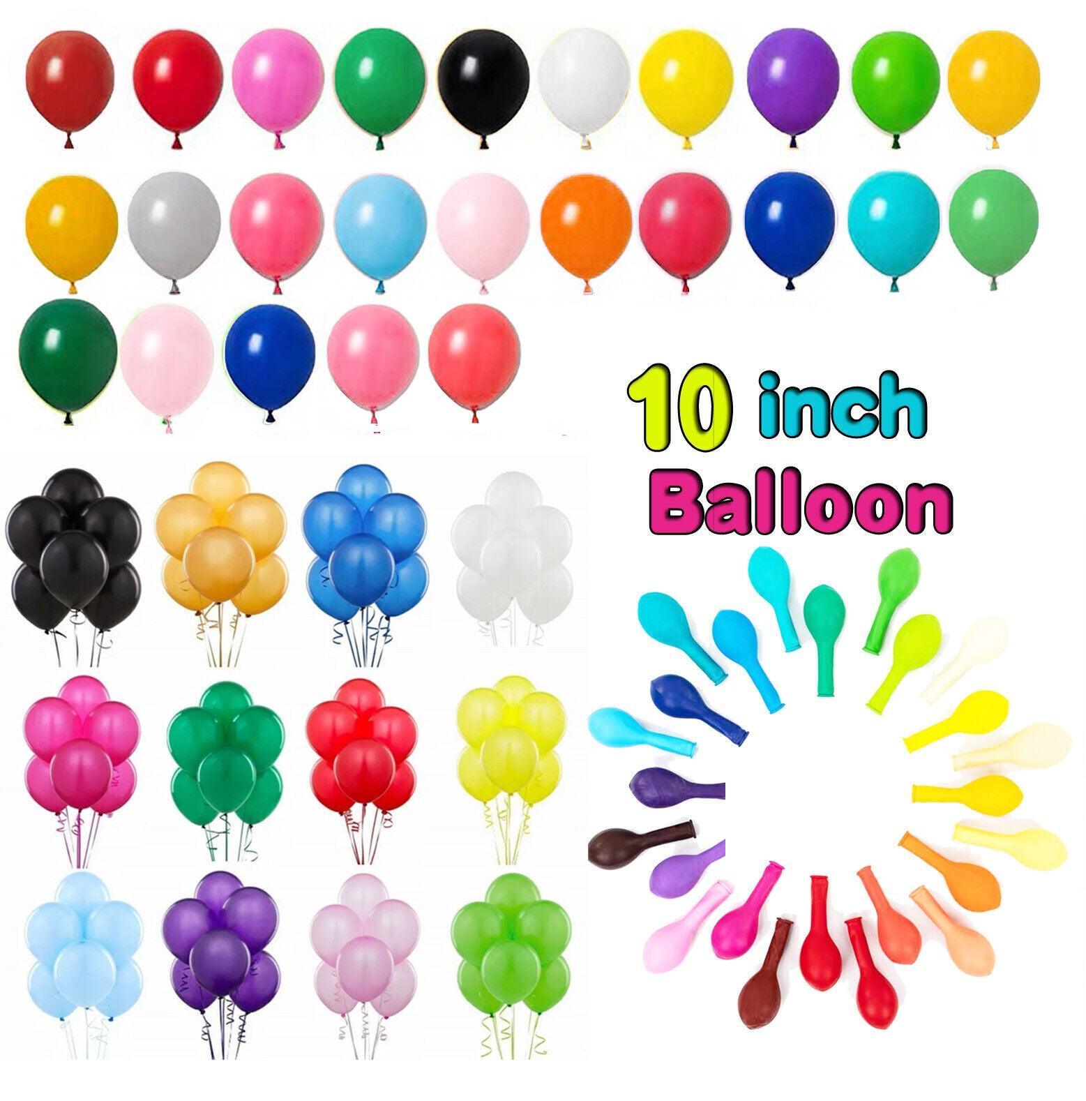 100PCS 10 Inch Latex Balloons Party Decorations Birthday Wedding Balloon Solid Colour - Sante Green