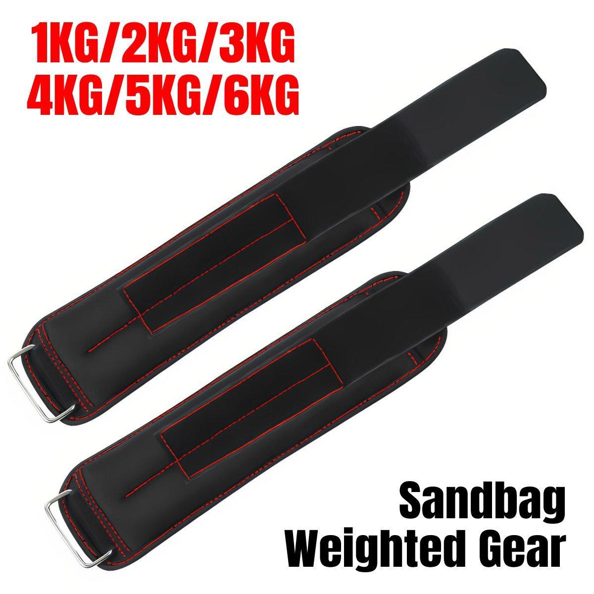 Adjustable Sandbag Gaiter Weight Training Gear for Running and Sports Fitness - Pair of Sandbags (2 x 2.5kg) Adjustable Sandbag Gaiter Weight Training Gear for Running and Sports Fitness - Pair of Sandbags (2 x 2.5kg)