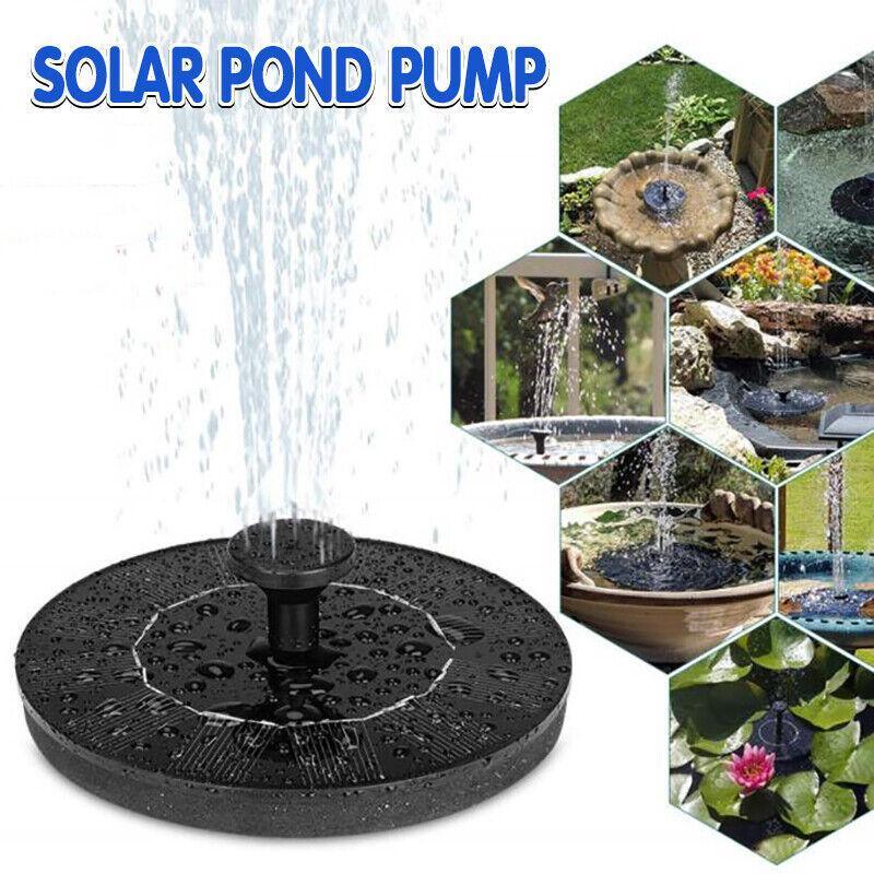 2022 Outdoor Solar Powered Floating Bird Bath Water Fountain Pump Garden Pond Au 2022 Outdoor Solar Powered Floating Bird Bath Water Fountain Pump Garden Pond Au