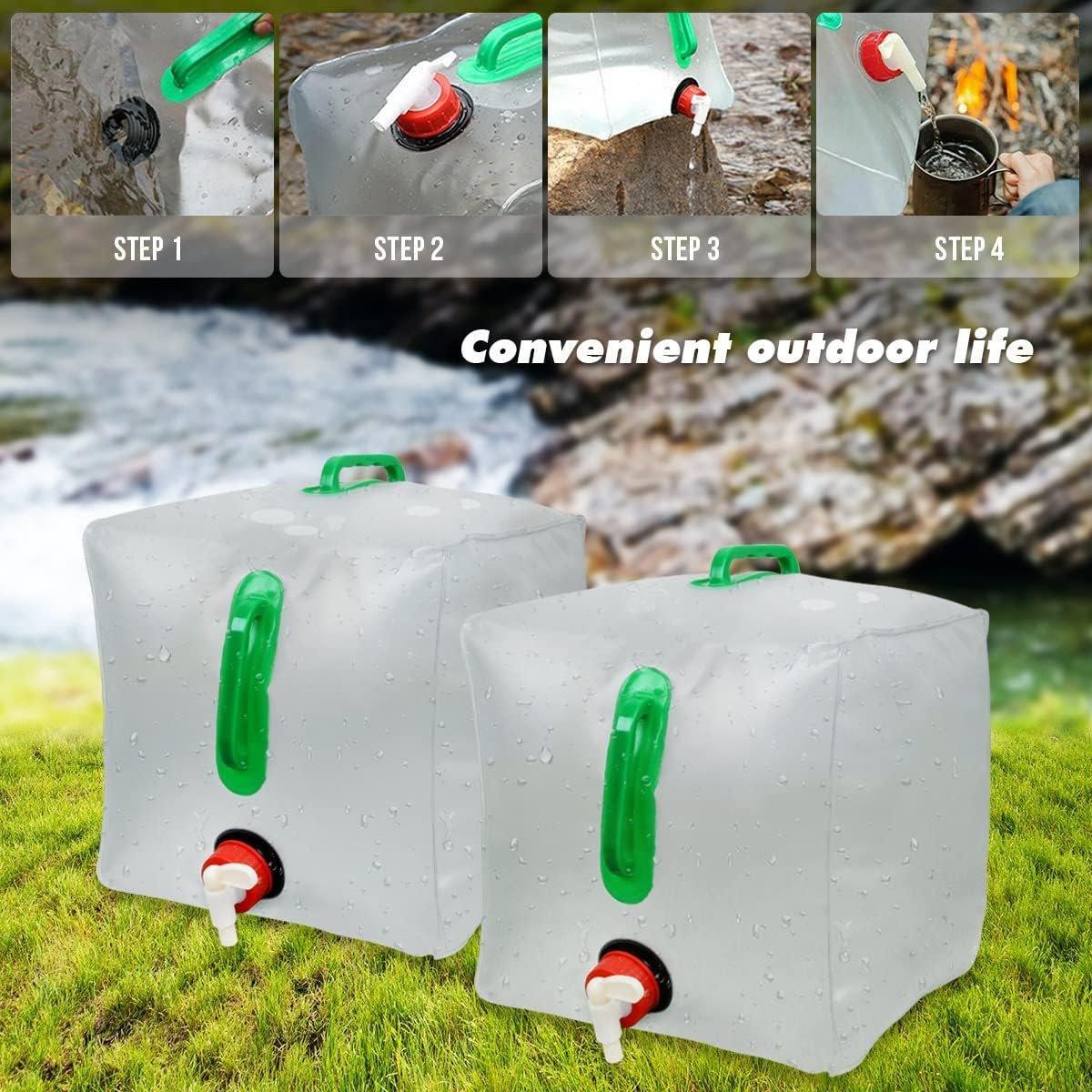 Portable Folding Water Bag Compression Bucket Outdoor Sports Cycling Equipment - 10L