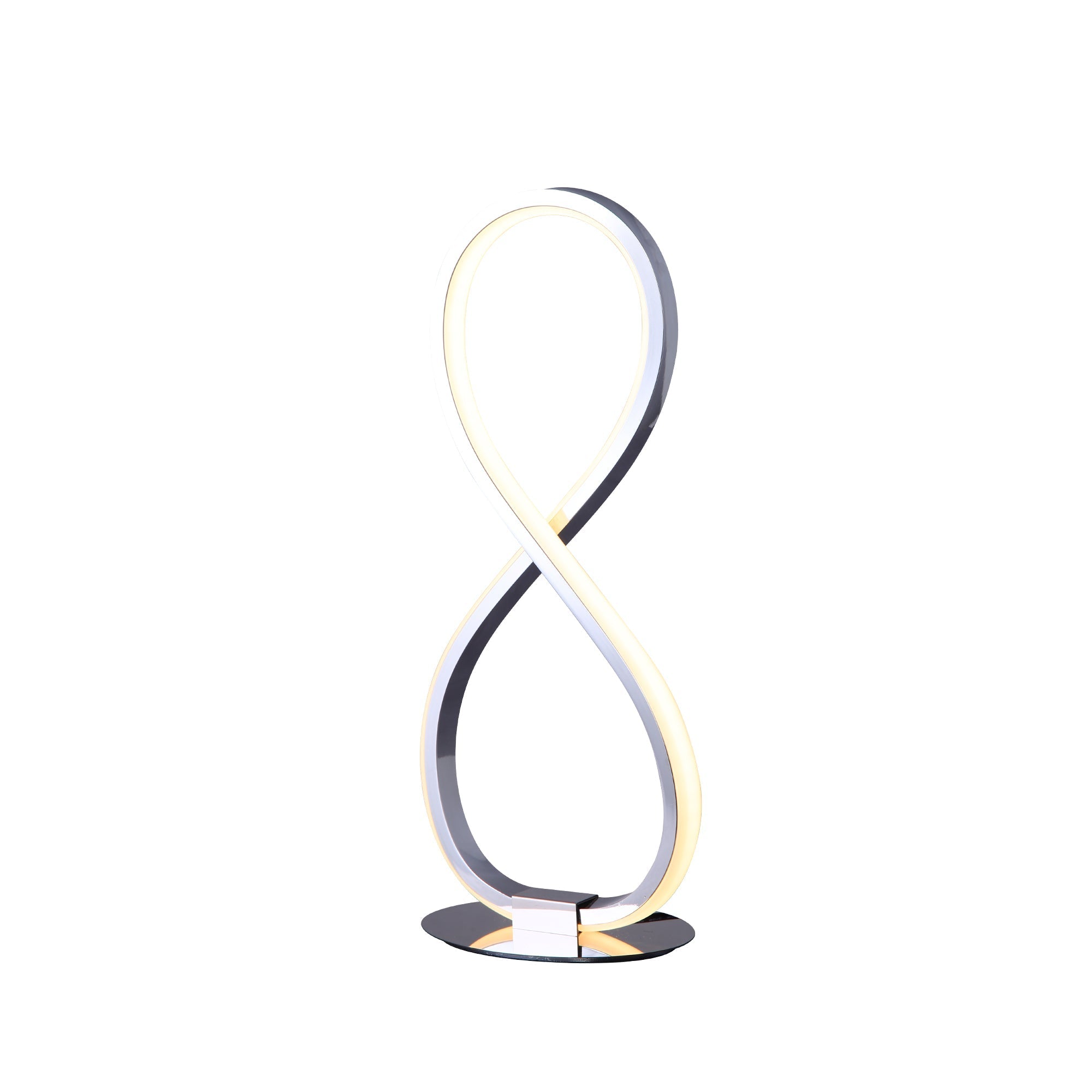 Infinite LED Table Lamp - Chrome Infinite LED Table Lamp - Chrome