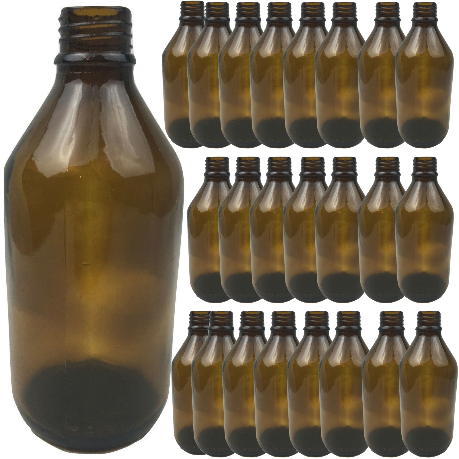 24x 600ml Brown Glass Bottle Plinking Shooting Target Practice without Lids/Caps 24x 600ml Brown Glass Bottle Plinking Shooting Target Practice without Lids/Caps