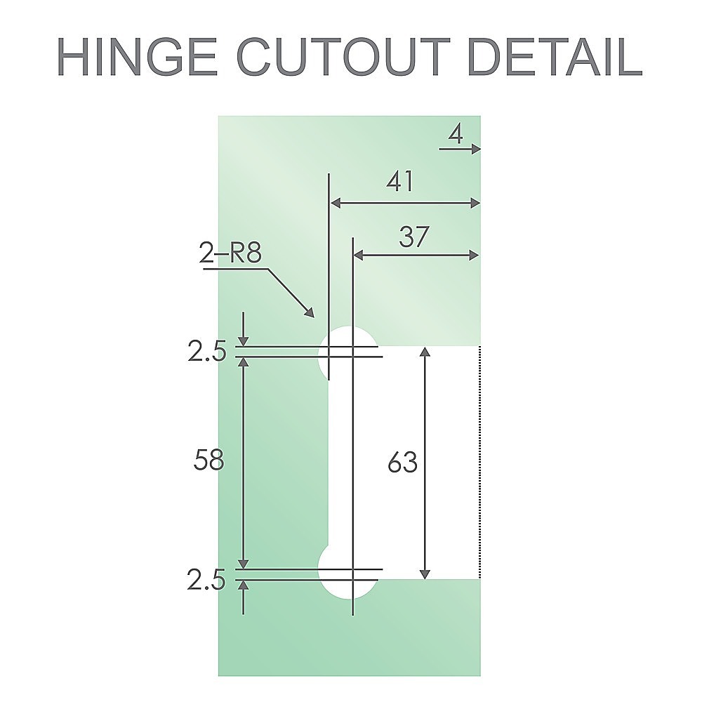 70cm Frameless Swing Bath Panel with Brushed Nickel Hardware