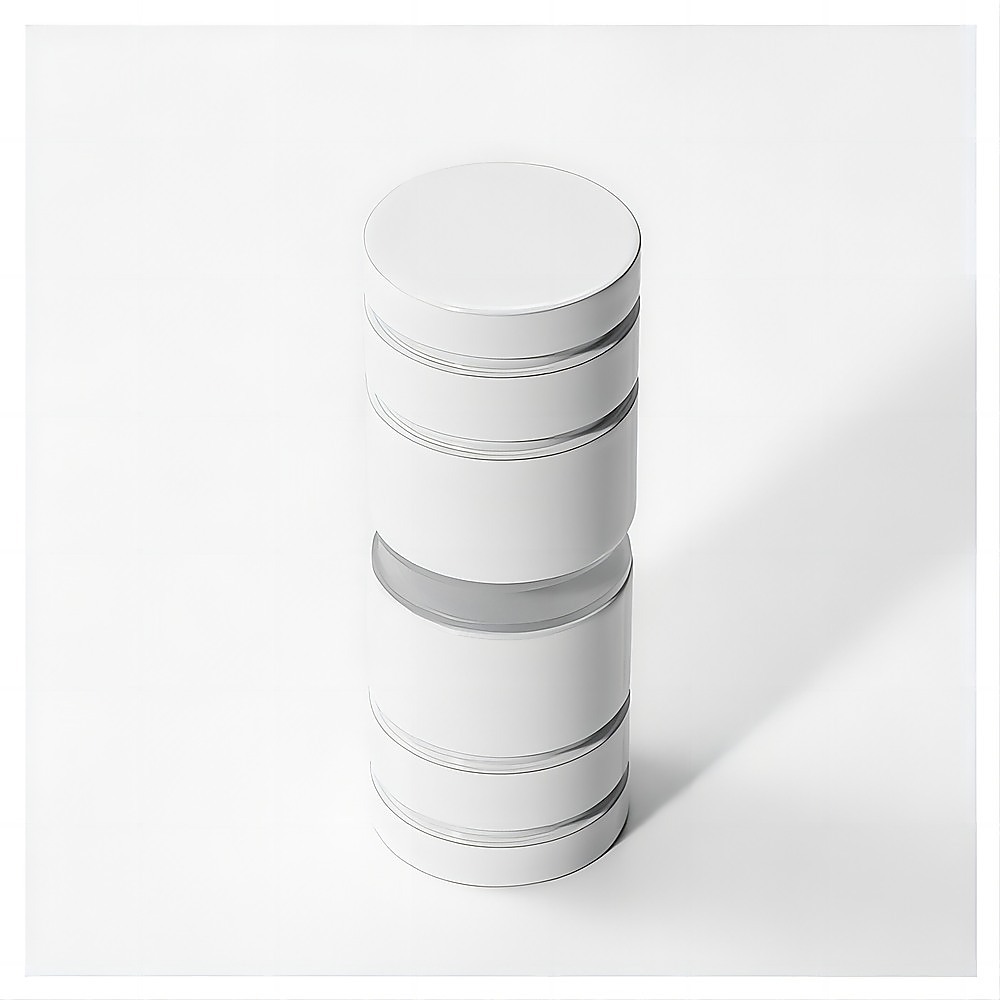 90cm Frameless Diamond Shower Screen – White F-Brackets, SS Hinges & Round Knob Handle