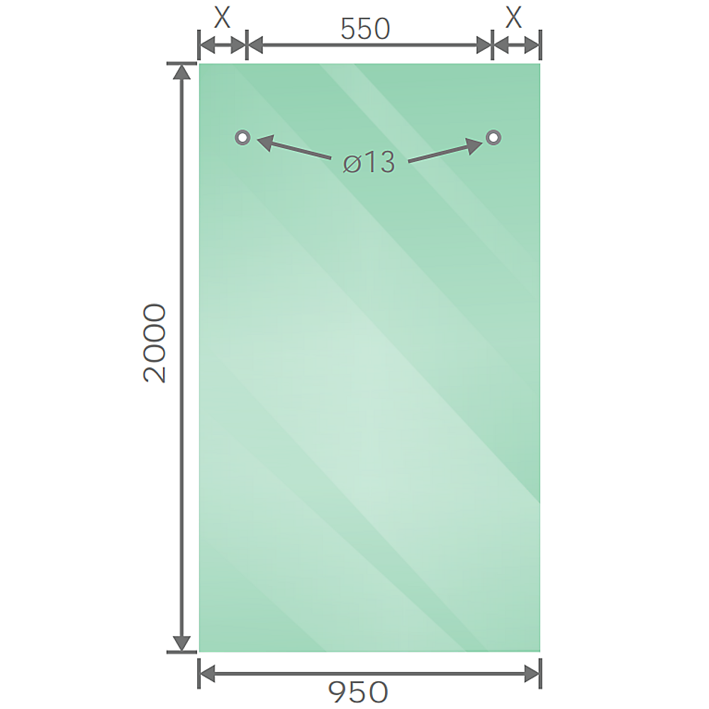 180x90cm Frameless Glass Sliding Corner Shower – With Black Rail and Wall channel for Contemporary Bathrooms