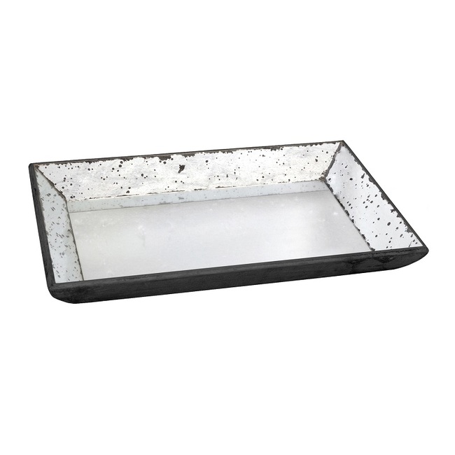 Antique Mirror Rectangular Tray 51cm Antique Mirror Rectangular Tray 51cm