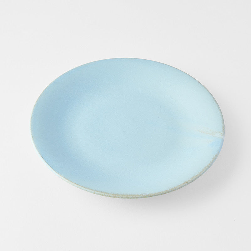 Side Plate 21cm Soda Blue Glaze Side Plate 21cm Soda Blue Glaze