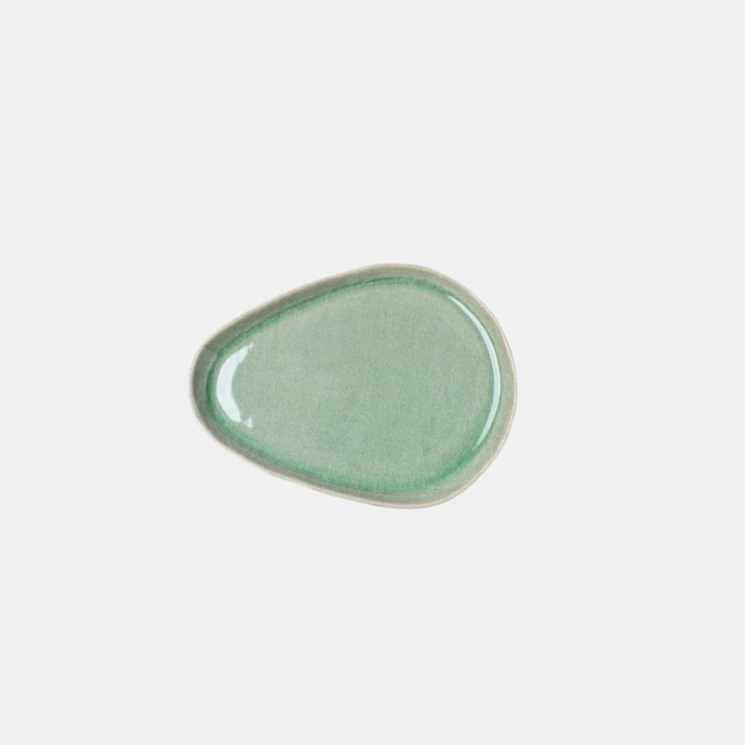 Saucer Arc Green Glaze Saucer Arc Green Glaze