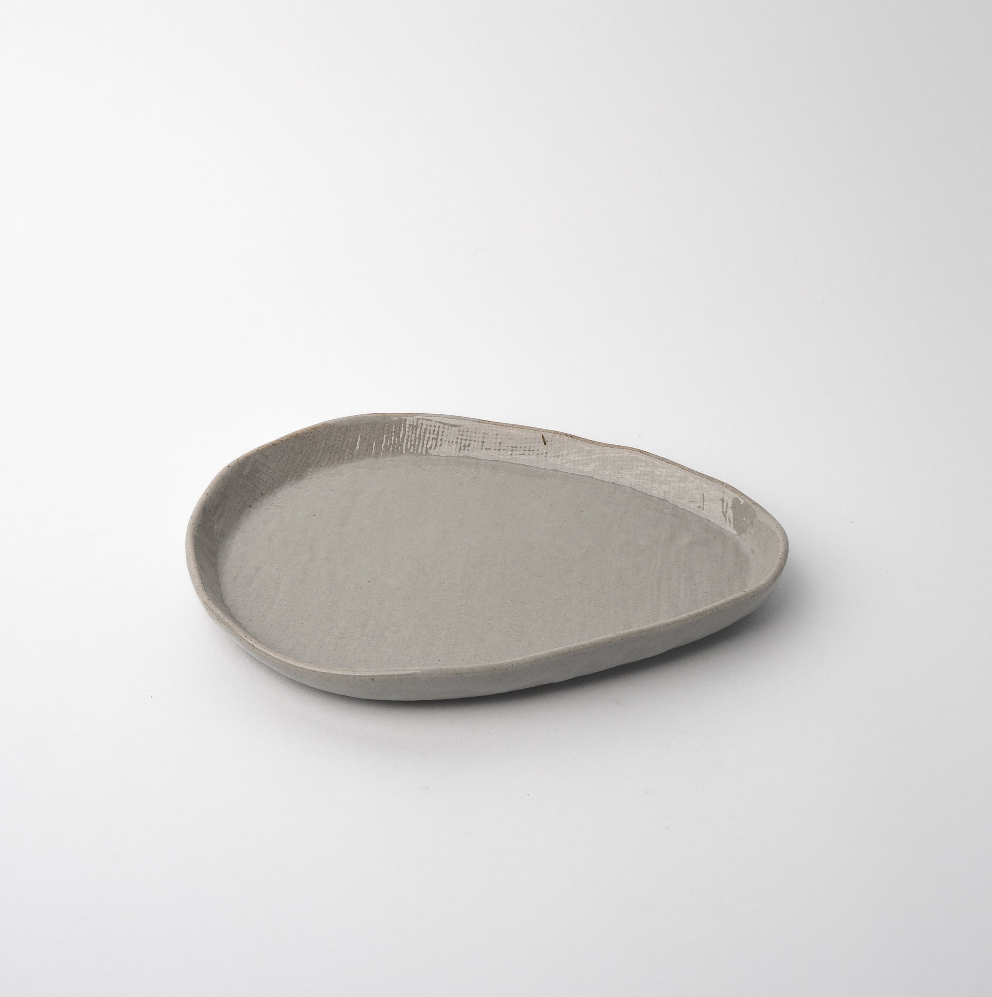 Saucer Arc Grey Glaze Saucer Arc Grey Glaze