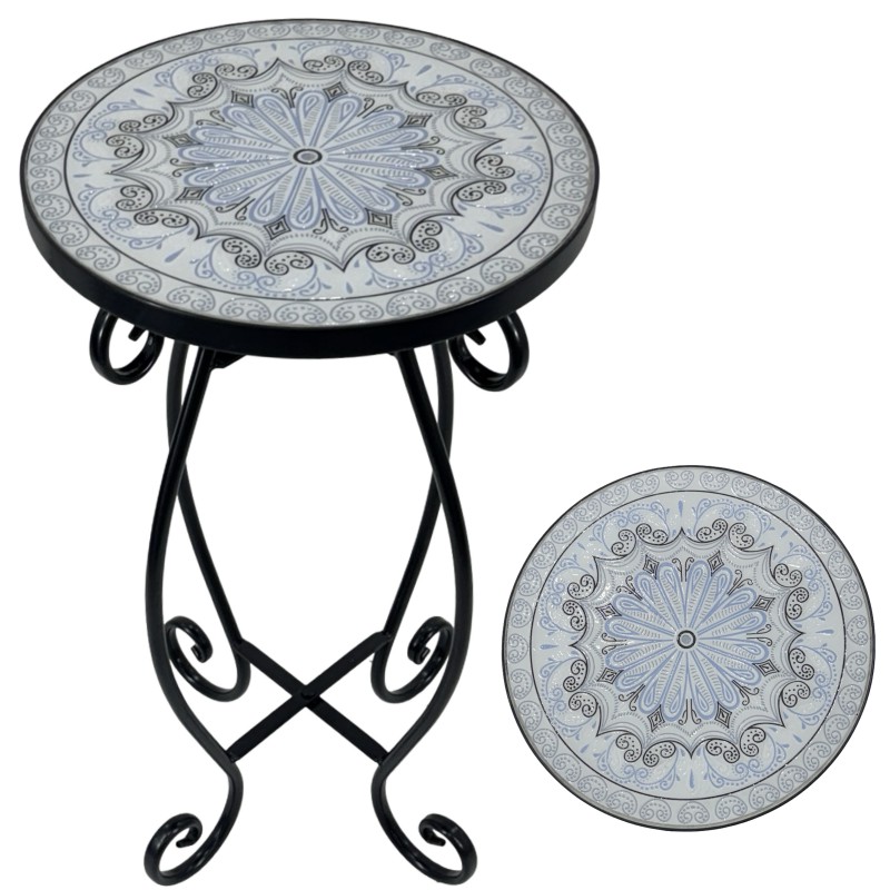 Bella Mosaic Side Table 50cm Bella Mosaic Side Table 50cm