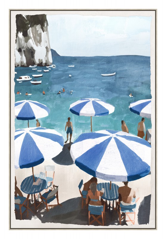 Holiday Sun Loung Framed Artwork A 120cm Holiday Sun Loung Framed Artwork A 120cm