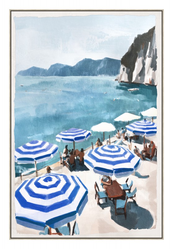 Holiday Sun Loung Framed Artwork B 120cm Holiday Sun Loung Framed Artwork B 120cm