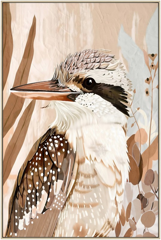 Kookaburra Framed Artwork 120cm Kookaburra Framed Artwork 120cm