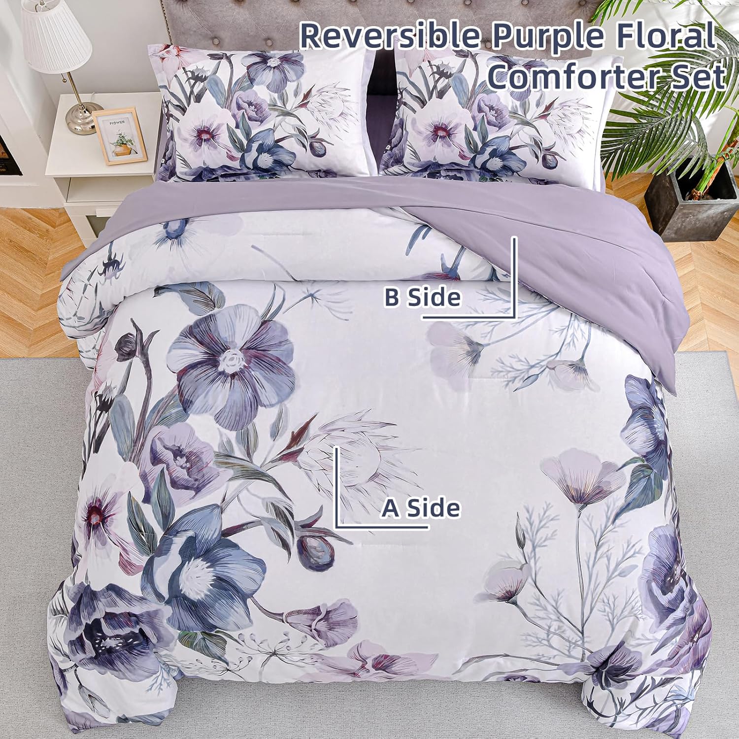Floral Comforter Set