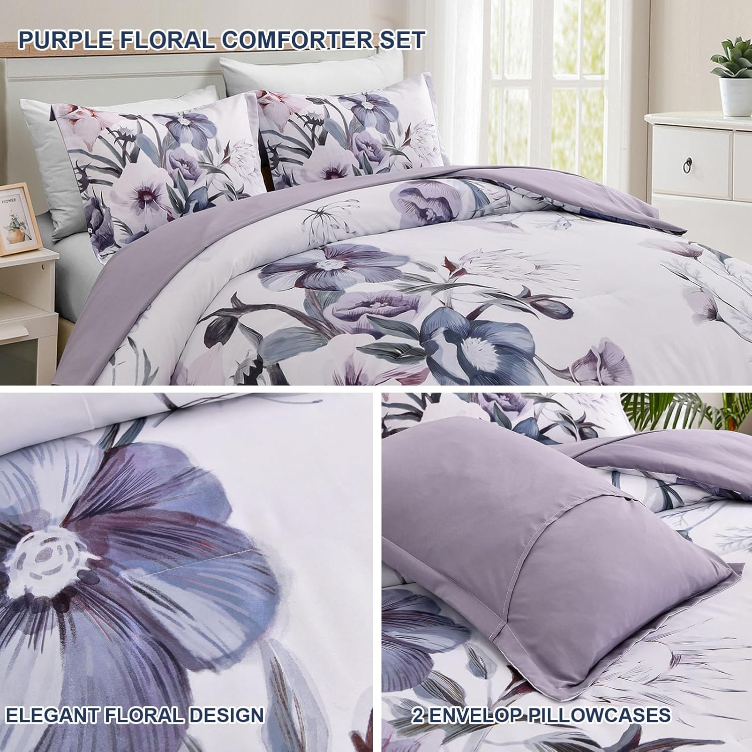 Floral Comforter Set