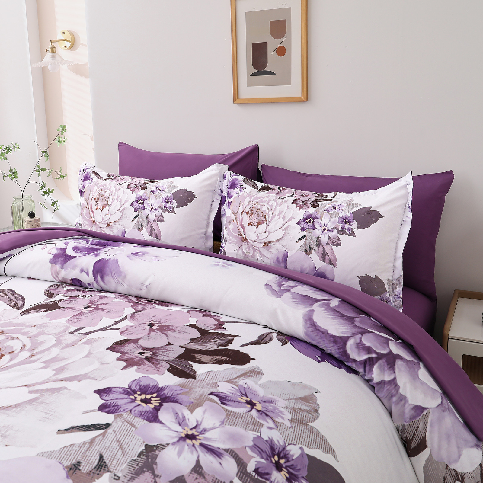 Elegant Floral Comforter Set