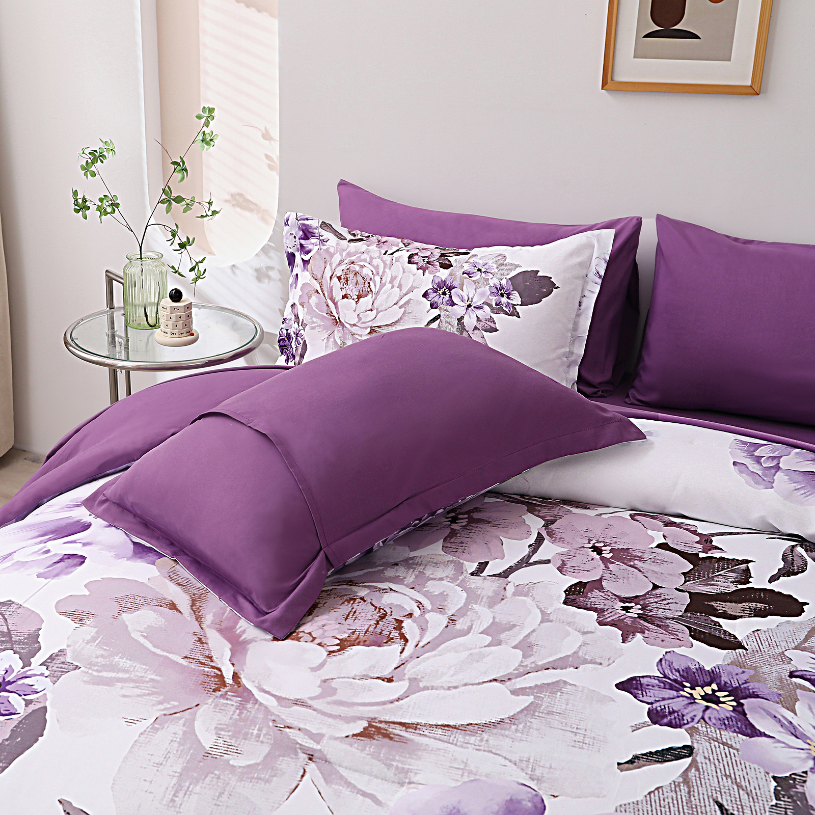 Elegant Floral Comforter Set