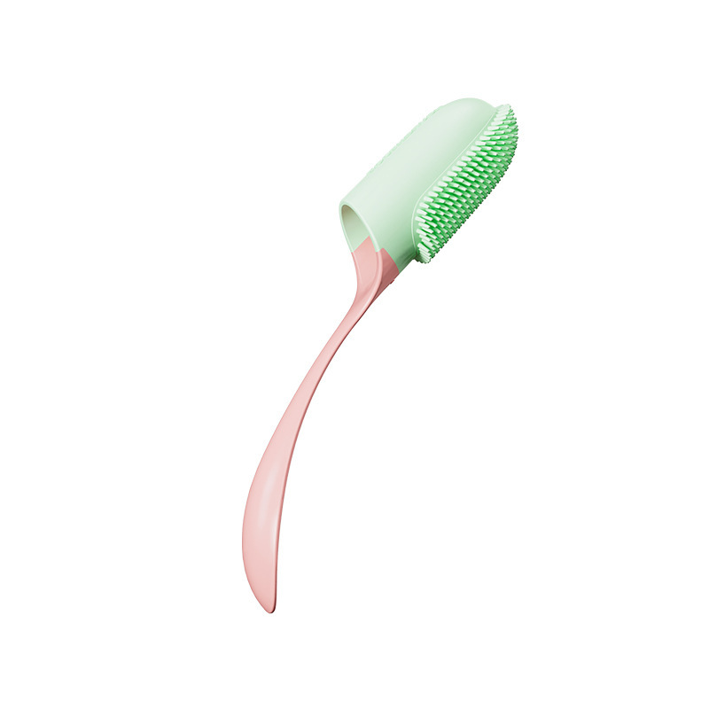 Pink 5-Pack Pet Finger Toothbrush Set for Dogs & Cats - Soft Silicone Dental Care Brush for Healthy Gums & Teeth