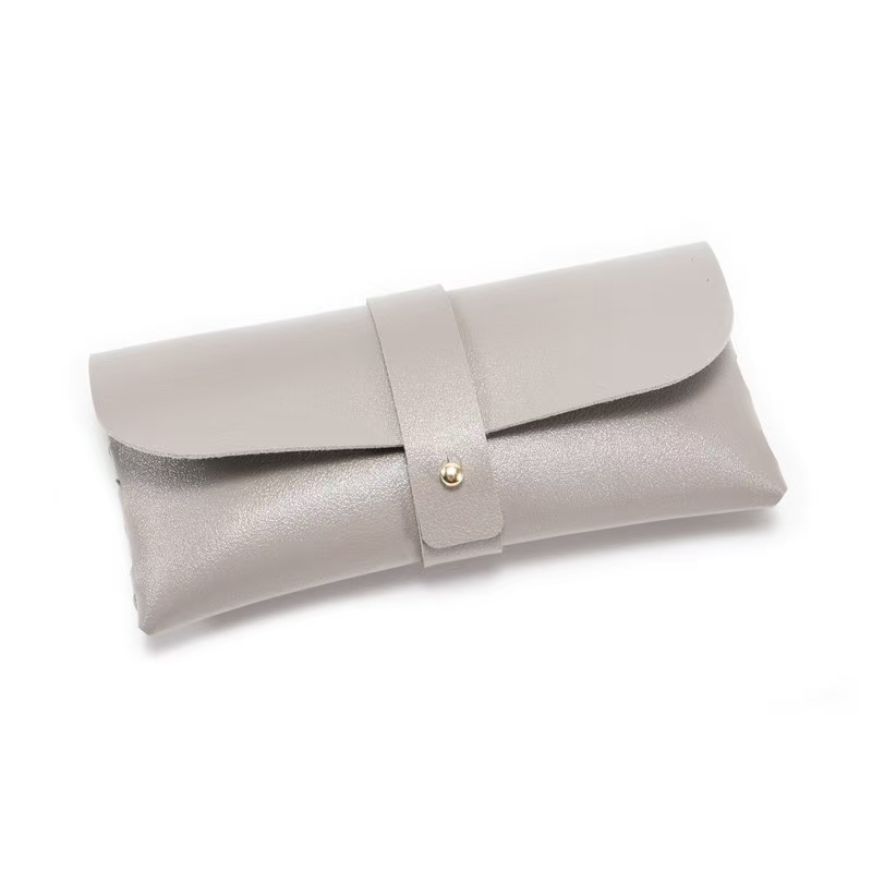 3-Piece Grey Chic & Sleek PU Leather Soft Eyeglass Case - Protective Pouch for Sunglasses & Reading Glasses 3-Piece Grey Chic & Sleek PU Leather Soft Eyeglass Case - Protective Pouch for Sunglasses & Reading Glasses