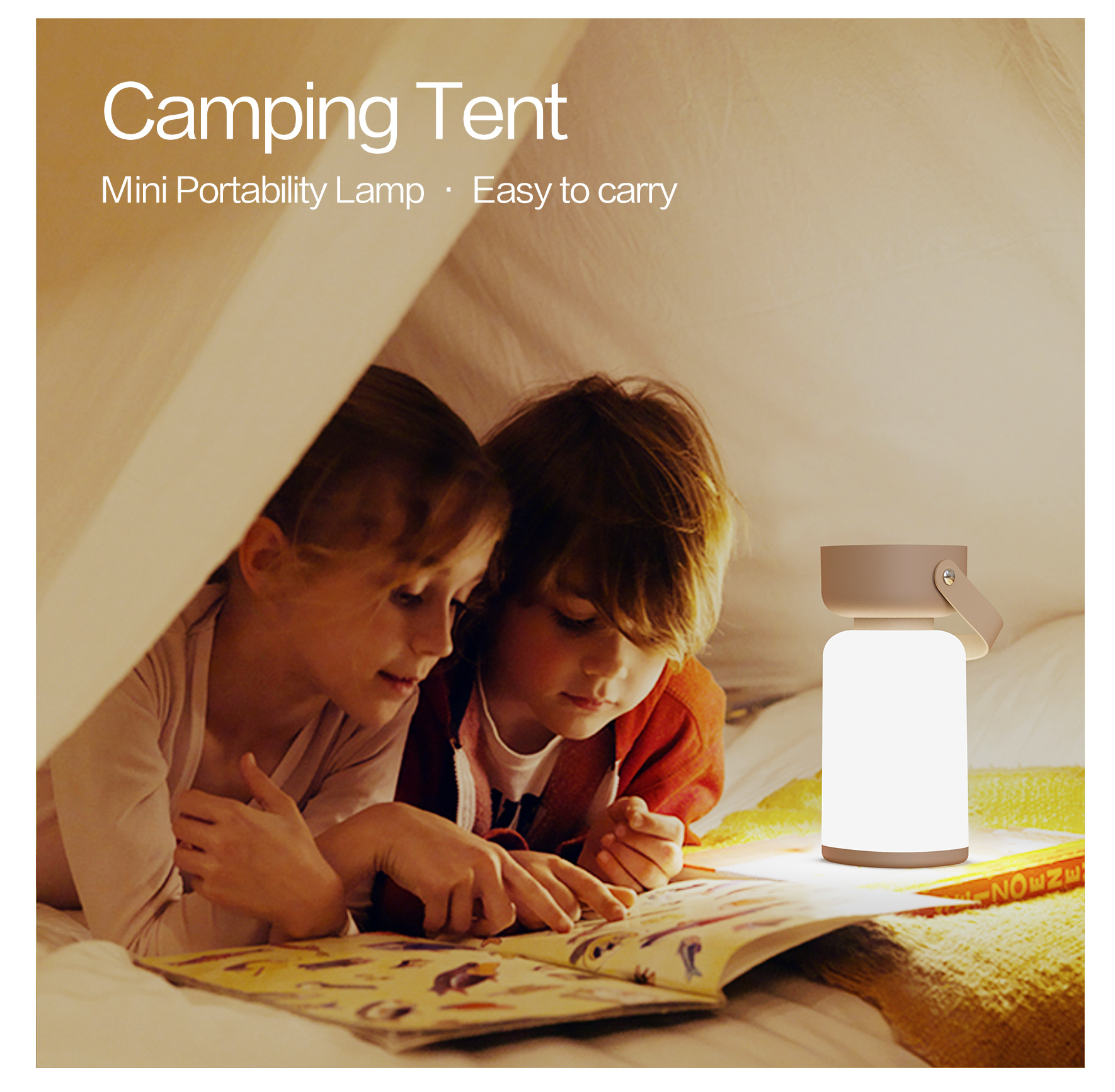 Portable LED Outdoor Camping Lantern - USB Rechargeable