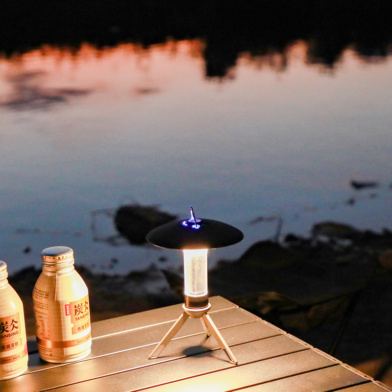 Portable Outdoor Camping Lantern with Tripod Stand
