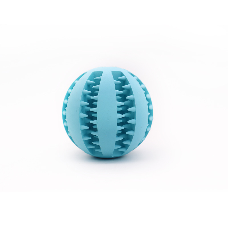 Lake blue TPR Dog Chew Ball Set – 3-Piece Size Combination (Small, Medium, Large) with Food Hiding Design for Teeth Cleaning and Mental Stimulation in Australia