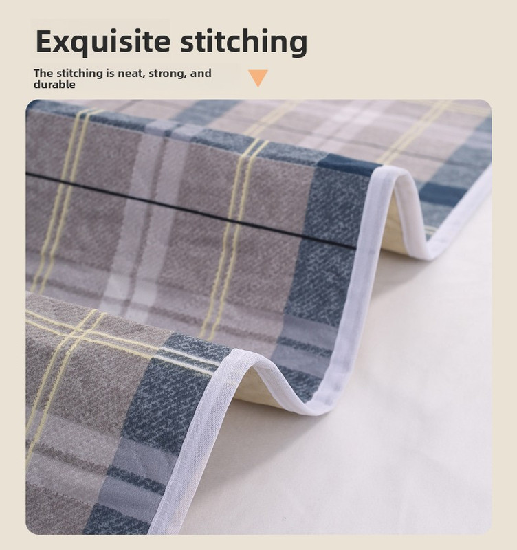Washable Incontinence Bed Pad 100x150cm Reusable Waterproof Mattress Protector with Non-Slip Backing 4-Layer Absorbent Underpad for Elderly and Adults Medium blue