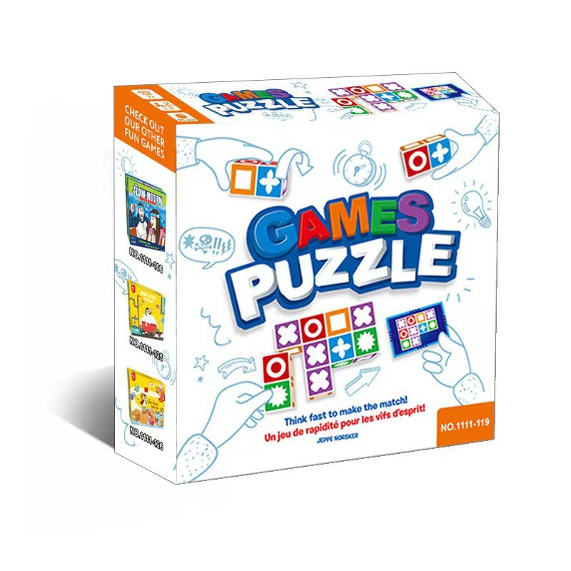 Basic Edition Kids Logic Thinking Matching Game - Interactive Educational Puzzle Toy Tabletop Board Game