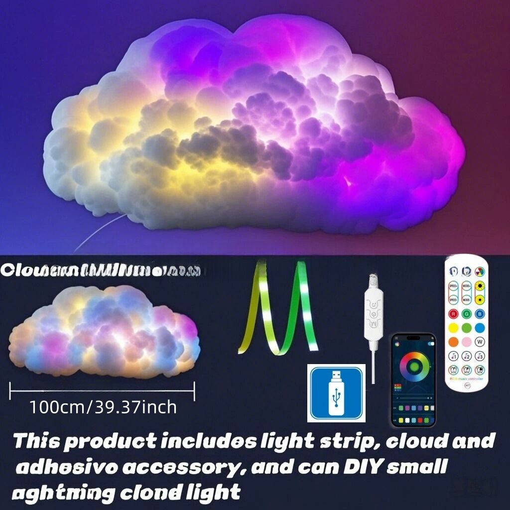 DIY Thunder Cloud Light Strip - USB Powered