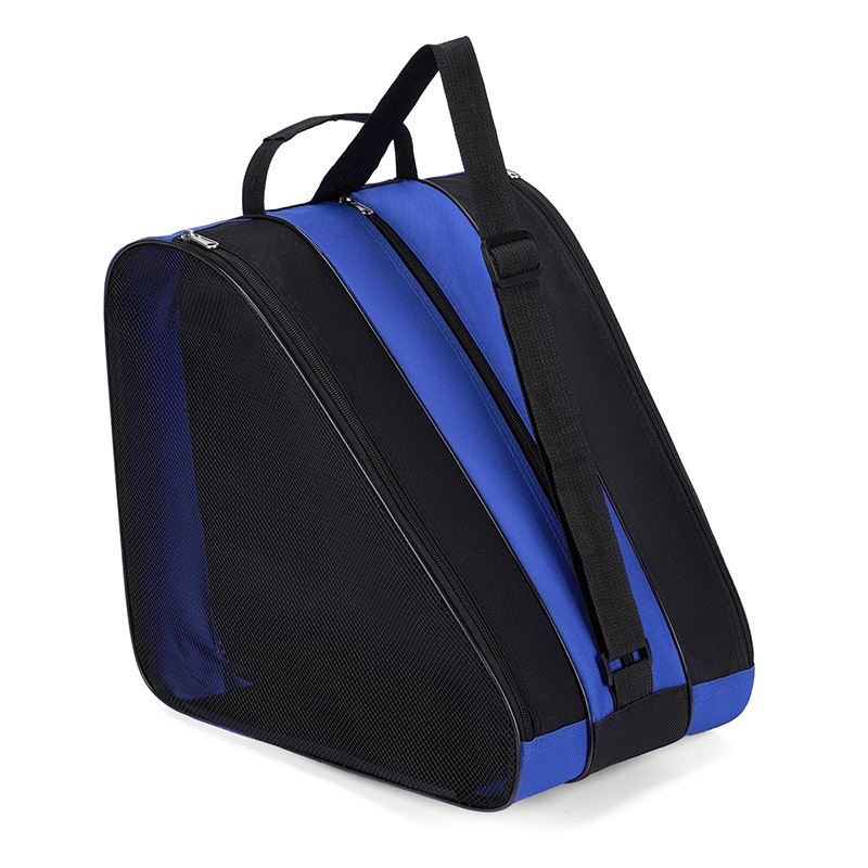 Blue 3-Compartment Roller Skate Bag Breathable Mesh Ice Skate Carrier with Adjustable Shoulder Strap for Kids and Adults Australian Sports Accessories Blue 3-Compartment Roller Skate Bag Breathable Mesh Ice Skate Carrier with Adjustable Shoulder Strap for Kids and Adults Australian Sports Accessories