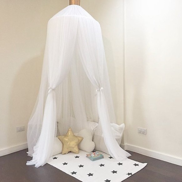 White Nordic Style 7-Layer Tulle Bed Canopy 300cm Extra Long 60cm Dome for Australian Kids Bedroom Nursery and Playroom Decor White Nordic Style 7-Layer Tulle Bed Canopy 300cm Extra Long 60cm Dome for Australian Kids Bedroom Nursery and Playroom Decor