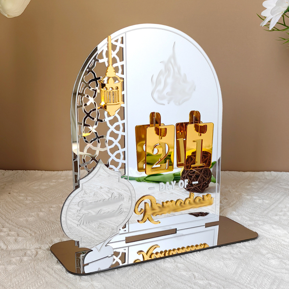 Silver Acrylic Desktop Holiday Countdown Ornament with Mirrored Finish and Interchangeable Numbers 20cm x 20cm Festive Home Decoration(BT268) Silver Acrylic Desktop Holiday Countdown Ornament with Mirrored Finish and Interchangeable Numbers 20cm x 20cm Festive Home Decoration(BT268)
