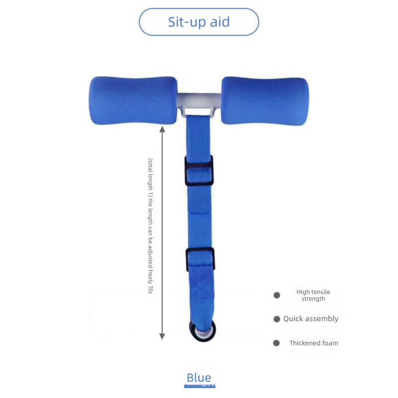 Portable Sit-Up Assistant Bar Door & Bed Anchor Core Trainer Adjustable Ab Workout Equipment Blue Portable Sit-Up Assistant Bar Door & Bed Anchor Core Trainer Adjustable Ab Workout Equipment Blue