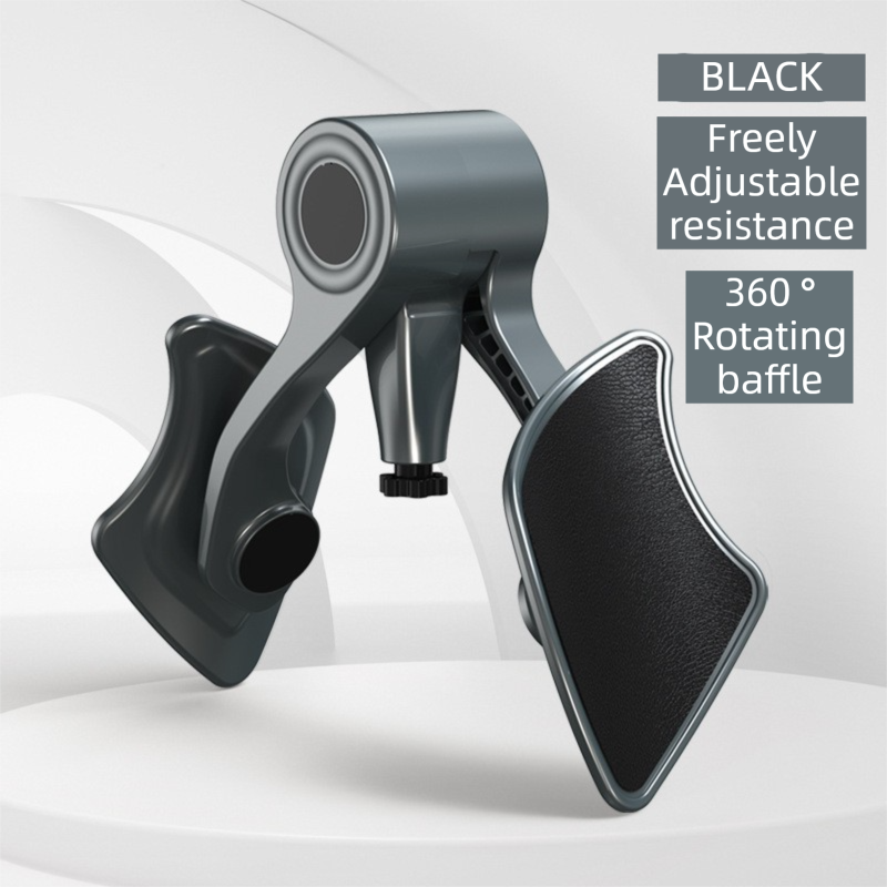 2-in-1 Black Kegel Trainer for Glute Lifting & Leg Toning - Adjustable Resistance & 360° Rotating Baffles for Postpartum Recovery & Pelvic Health 2-in-1 Black Kegel Trainer for Glute Lifting & Leg Toning - Adjustable Resistance & 360° Rotating Baffles for Postpartum Recovery & Pelvic Health