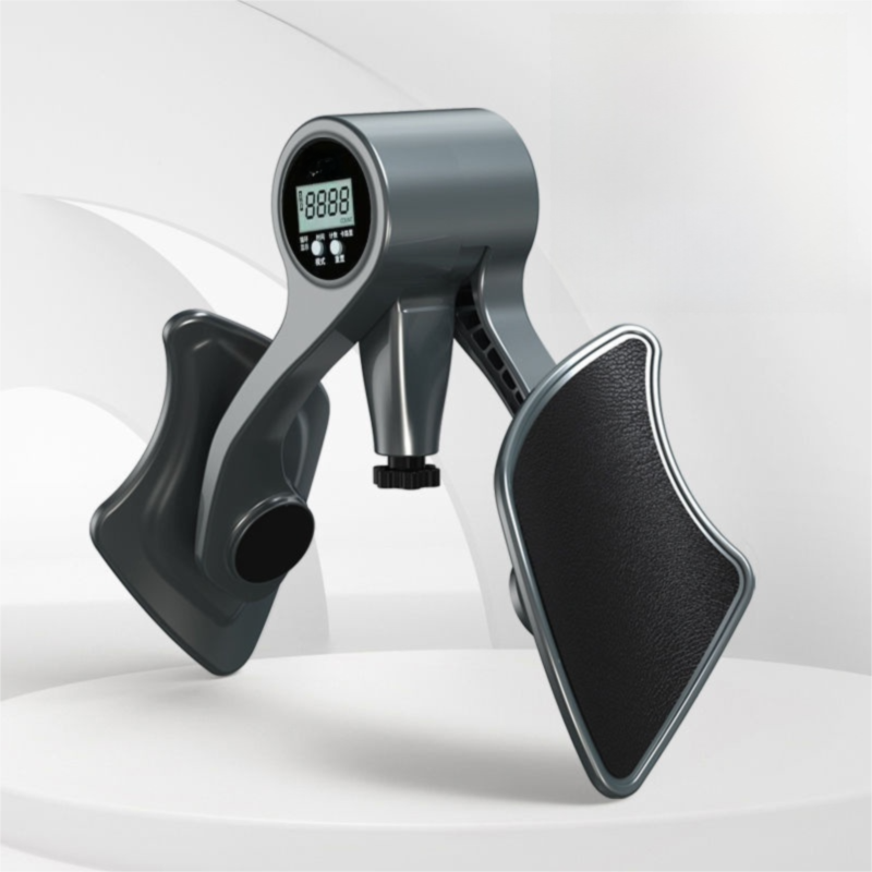 2-in-1 Black Smart LCD Counting Kegel Trainer for Glute Lifting & Leg Toning - Adjustable Resistance & 360° Rotating Baffles for Postpartum Recovery & Pelvic Health 2-in-1 Black Smart LCD Counting Kegel Trainer for Glute Lifting & Leg Toning - Adjustable Resistance & 360° Rotating Baffles for Postpartum Recovery & Pelvic Health