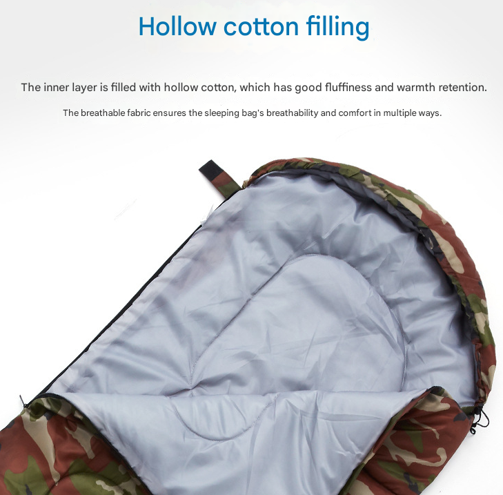 Blue 0.7kg Ultra-Lightweight Compact Sleeping Bag
