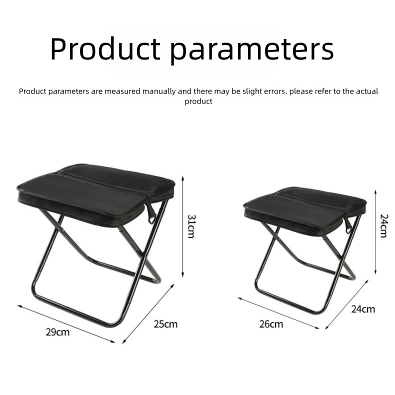 Green Portable Folding Backpack Stool with Carrying Case – Compact