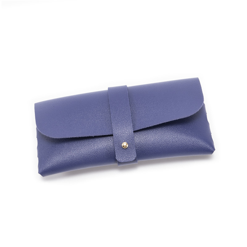 30-Piece Blue Chic & Sleek PU Leather Soft Eyeglass Case - Protective Pouch for Sunglasses & Reading Glasses