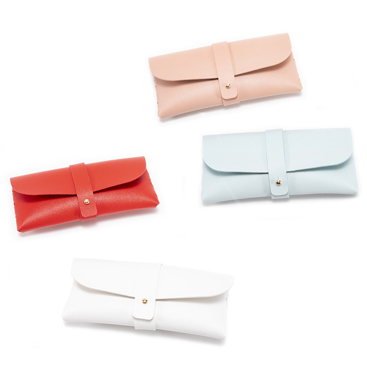 30-Piece pink Chic & Sleek PU Leather Soft Eyeglass Case - Protective Pouch for Sunglasses & Reading Glasses