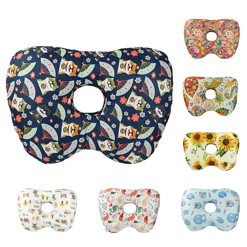 Fan Hollow Ear Support Pillow – Adjustable Side Sleep Neck Cushion with PP Cotton Filling and Breathable Fabric Fan Hollow Ear Support Pillow – Adjustable Side Sleep Neck Cushion with PP Cotton Filling and Breathable Fabric