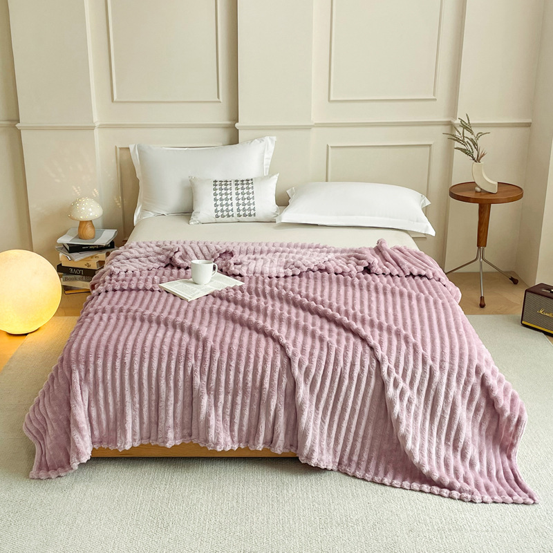 Purple 230 x 200 CM Ultra-Soft Faux Rabbit Fur Plush Sofa Cushion & Bedding Blanket - Luxury Double-Sided Thickened Winter Fleece Purple 230 x 200 CM Ultra-Soft Faux Rabbit Fur Plush Sofa Cushion & Bedding Blanket - Luxury Double-Sided Thickened Winter Fleece