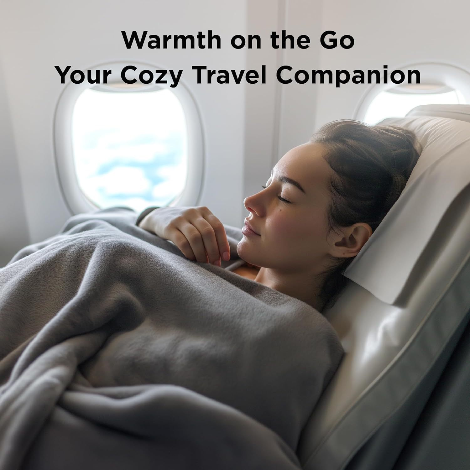 Premium Soft Flannel Fleece Blanket (Medium / Nap 100 x 150 CM) - Lightweight Plush Throw for Sofa