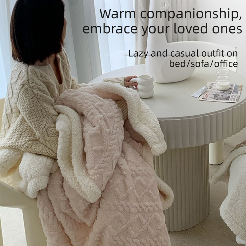 Blue 180*200cm Double Blanket