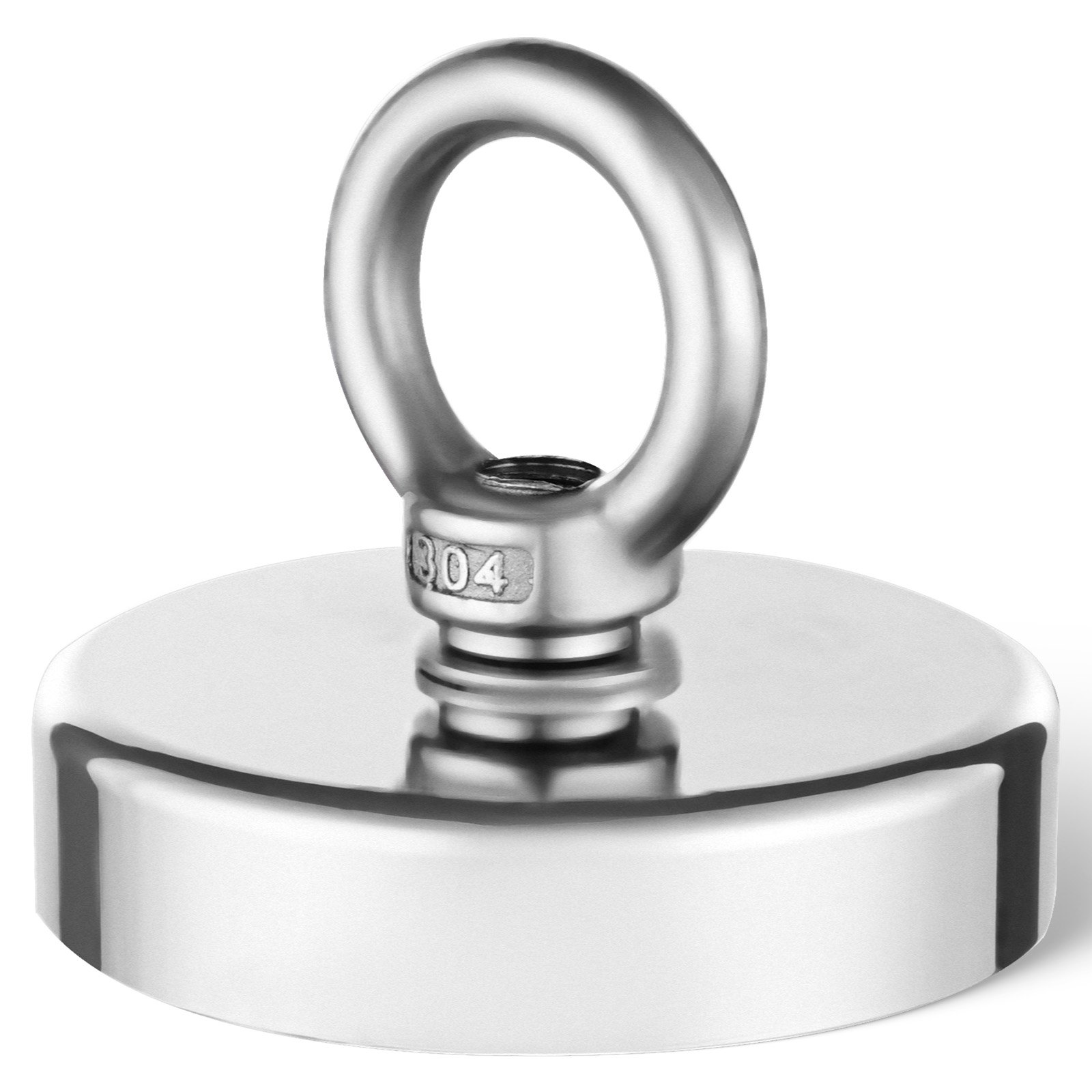 Fishing Magnet Strong Heavy Duty Rare Earth Neodymium Pull Force 318 Kg