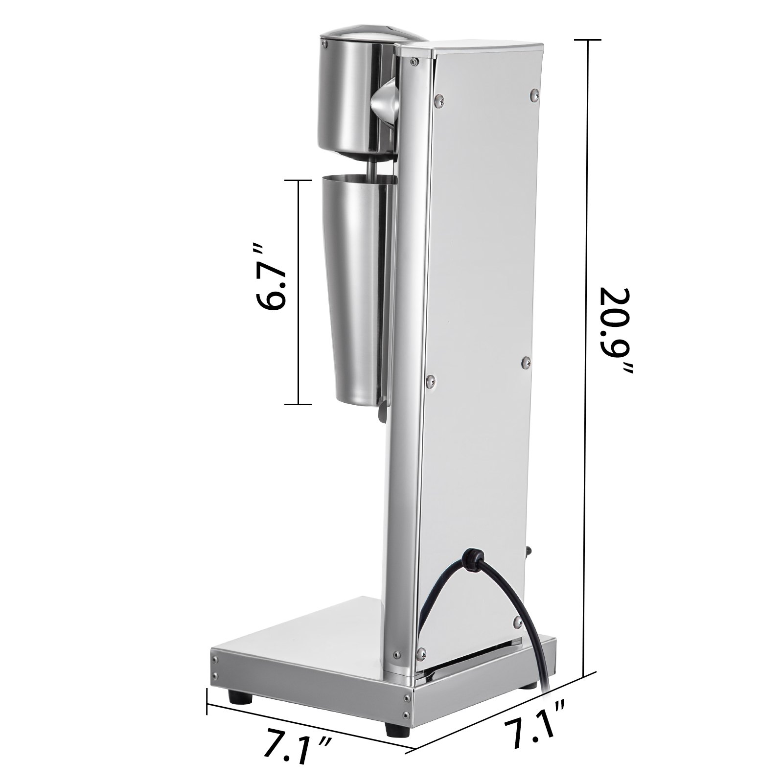 Vevor Milkshake Maker Kit, Electric Milkshake Maker, Stainless Steel Milkshake Machine
