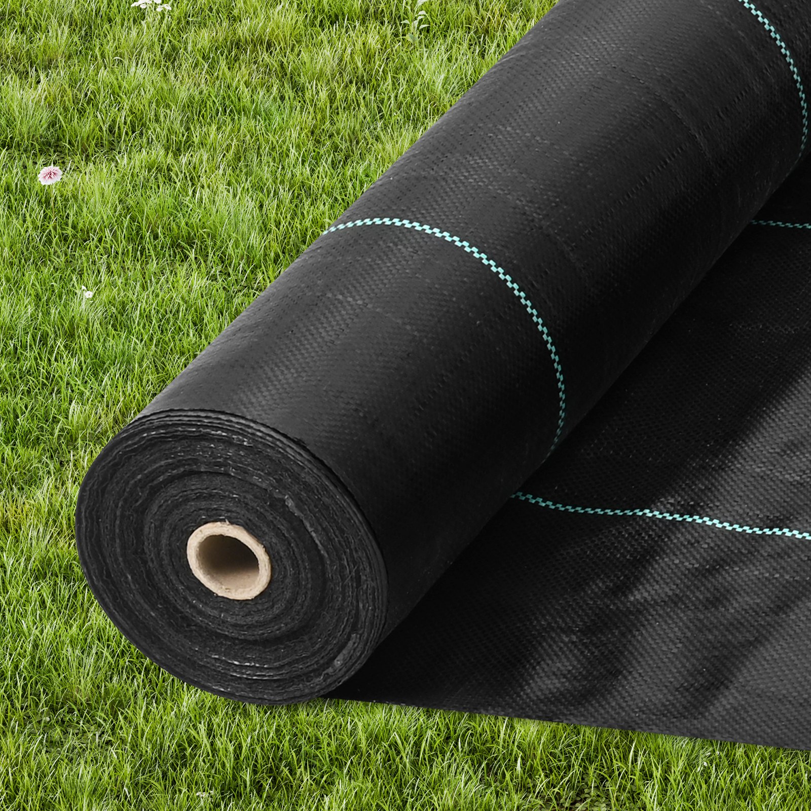 Weed Barrier Landscape Fabric, 6*300FT Heavy Duty Garden Weed Fabric, Woven PP Weed Control Fabric, Driveway Fabric, Geotextile Fabric for Landscaping, Ground Cover, Weed Blocker Weed Mat, Black
